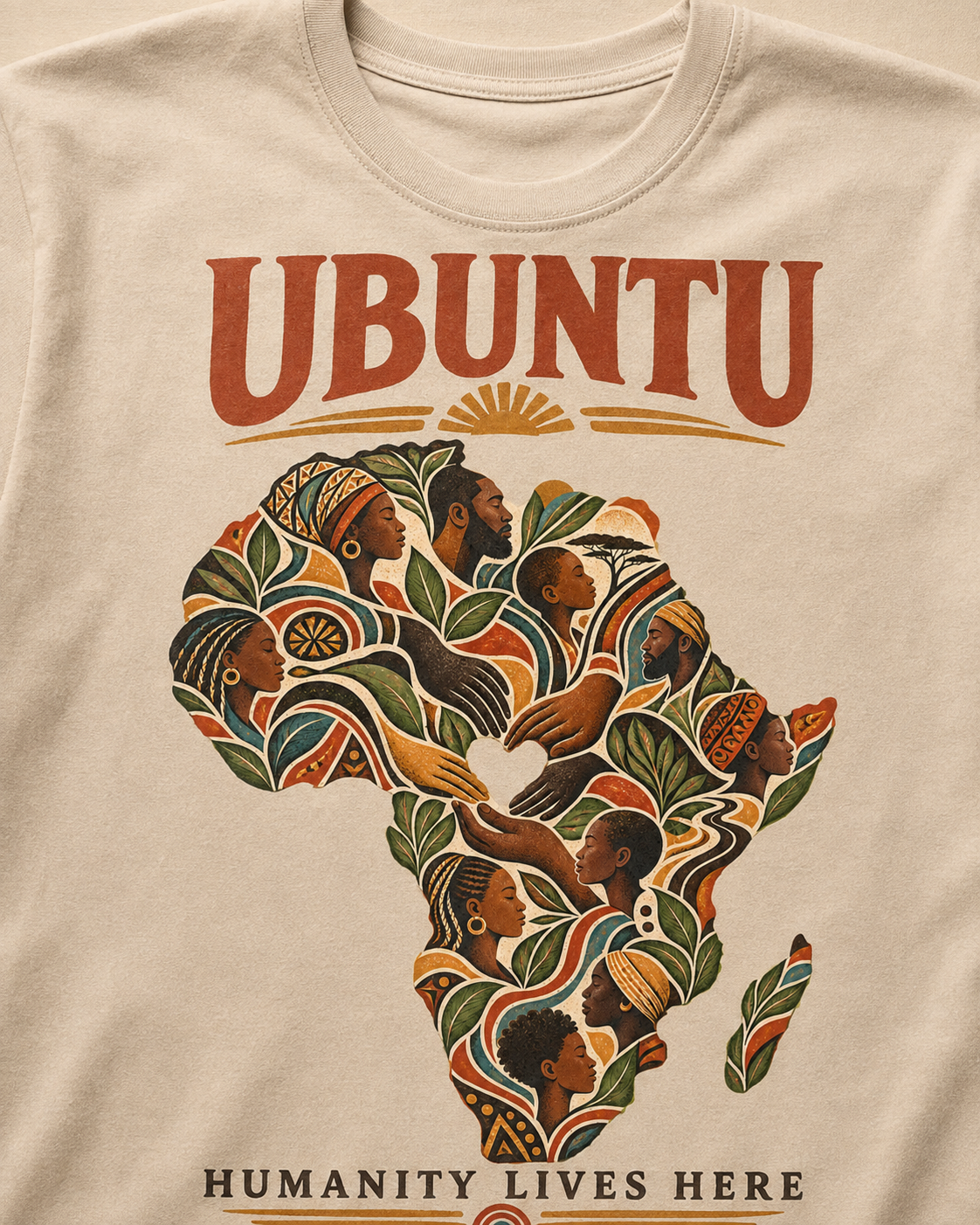 Ubuntu Africa Map Shirt preview