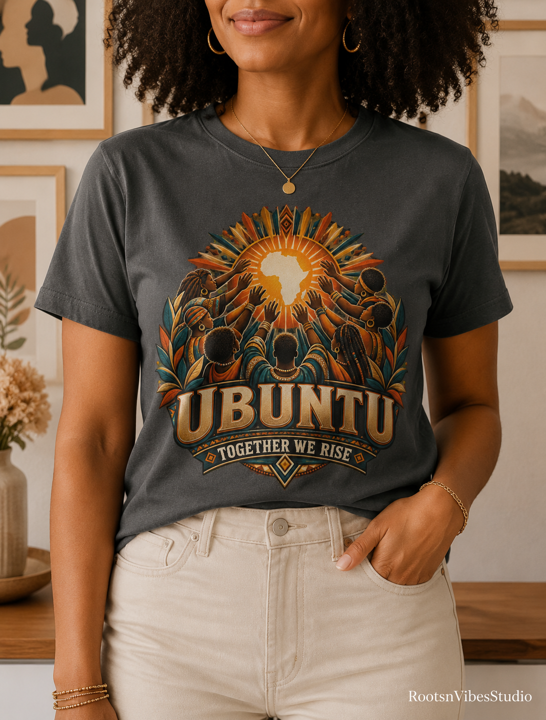 Ubuntu Together We Rise Shirt preview